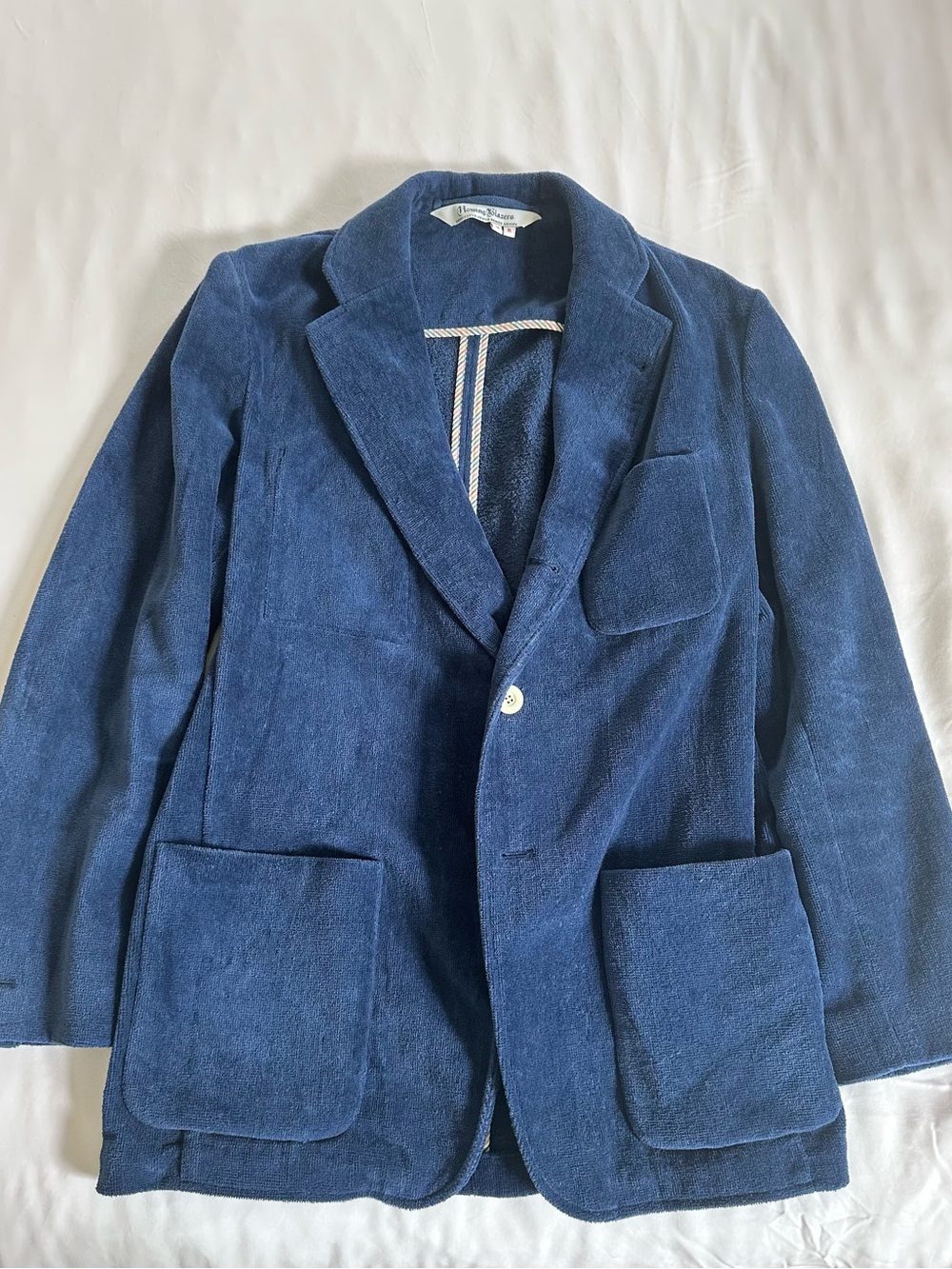 Rowing Blazers Blue Terry Cloth Blazer